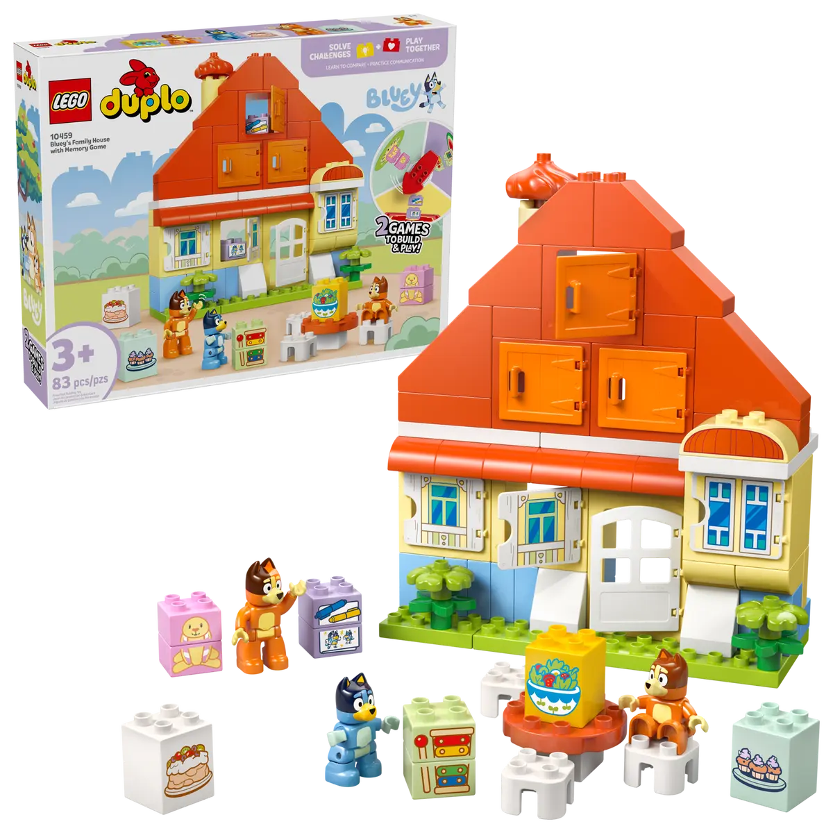 10459 - Bluey's Family House with Memory Game - ND
