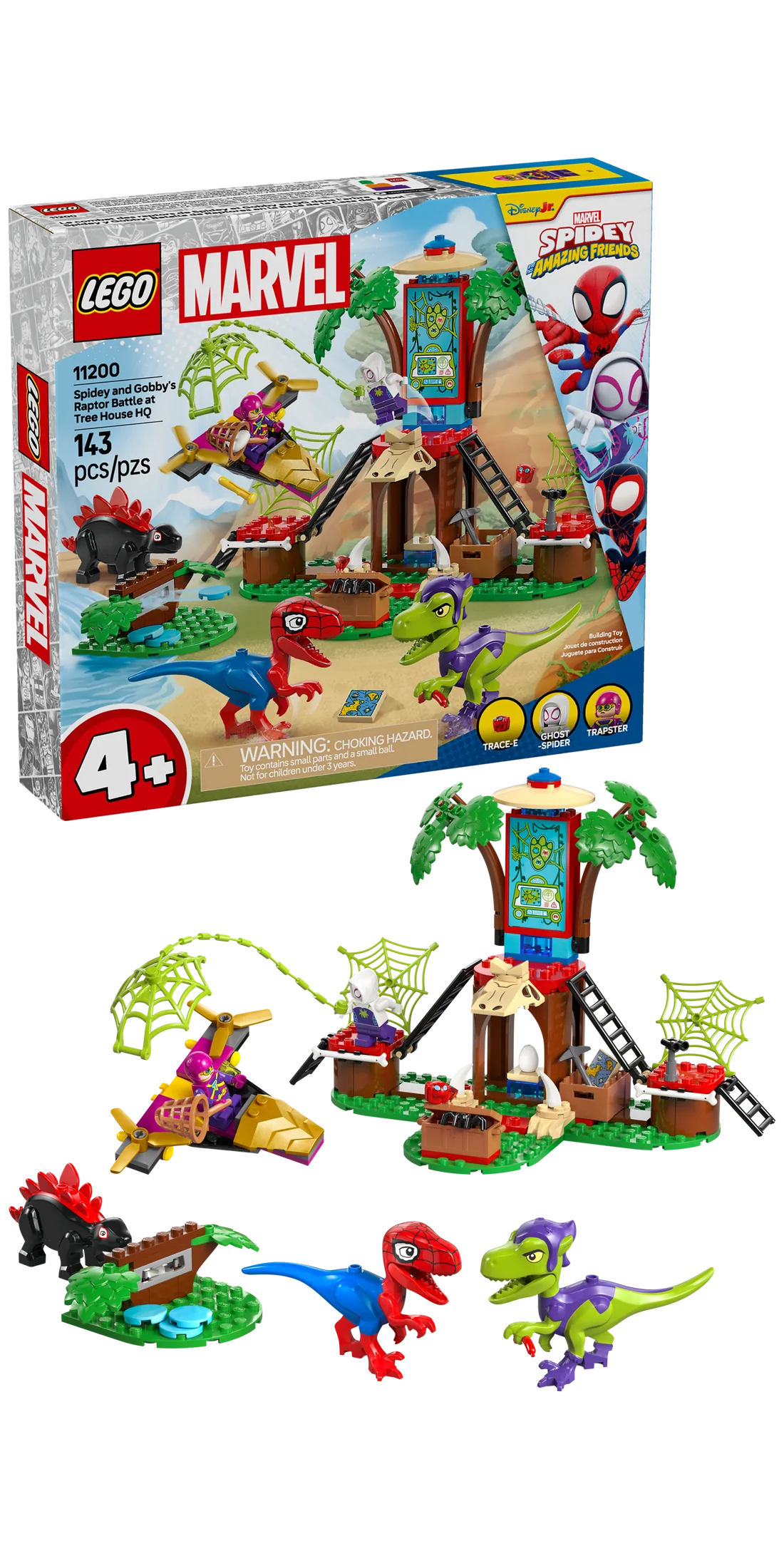 11200 - Spidey and Gobby's Raptor Battle at Tree House HQ