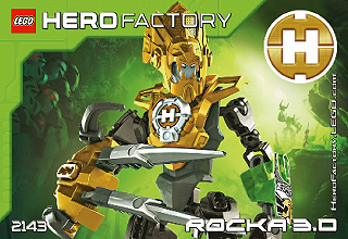 U2143 - Hero Factory - Rocka 3.0 (Pre-Built)