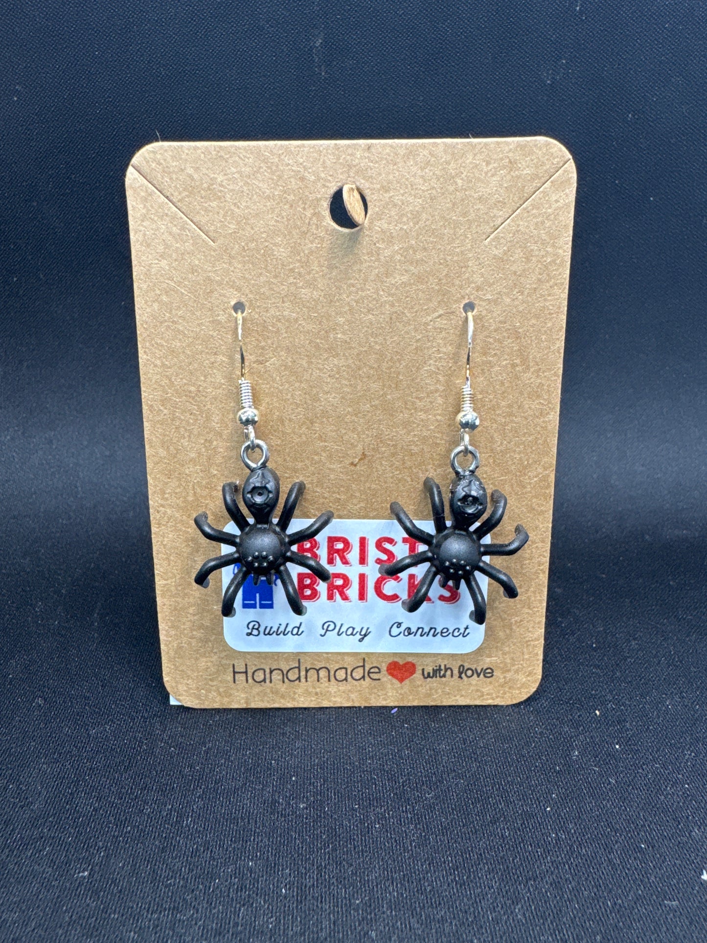 A029 - Halloween Spider Earrings
