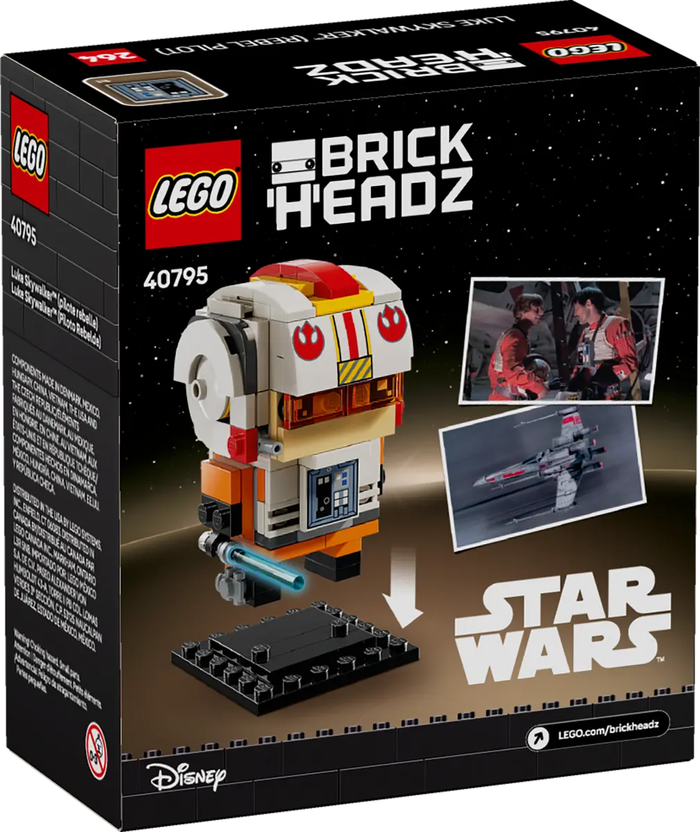 40795 - BrickHeadz: Luke Skywalker (Rebel Pilot) - ND