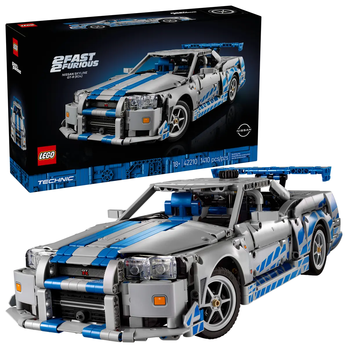 42210 - 2 Fast 2 Furious Nissan Skyline GT-R (R34) Car - ND