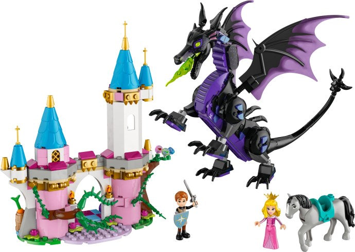U43240 - Maleficent's Dragon Form and Aurora's Castle