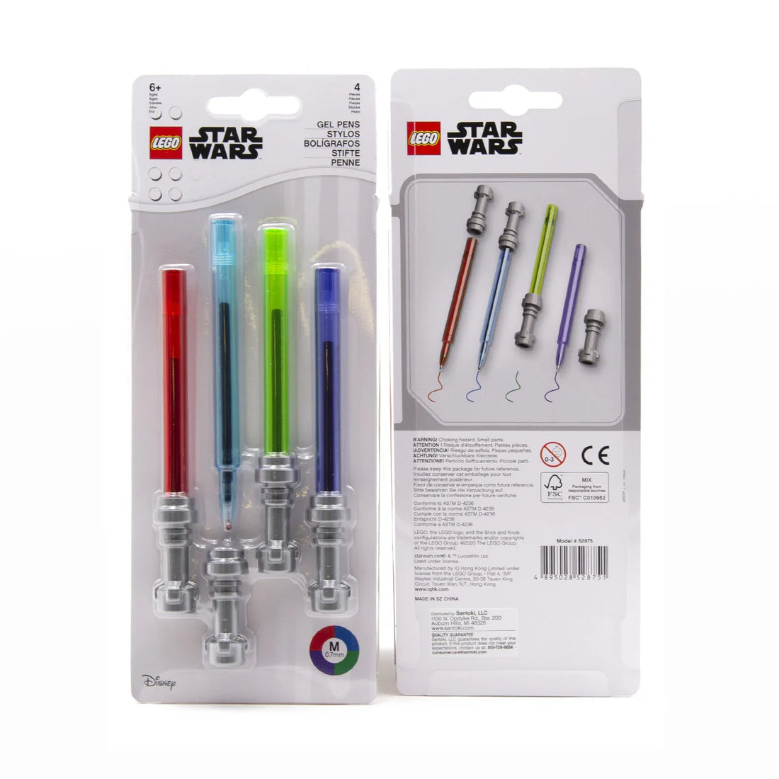 52875 - Star Wars Gel Pens, 4pk
