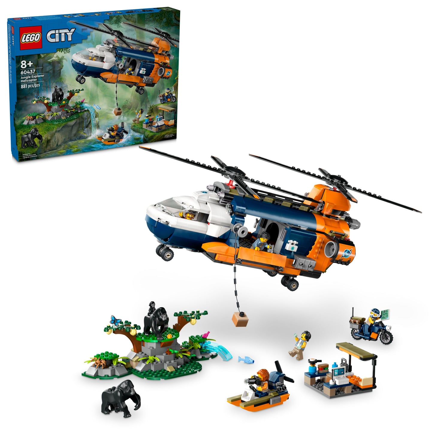 60437 - Jungle Explorer Helicopter at Base Camp - ND