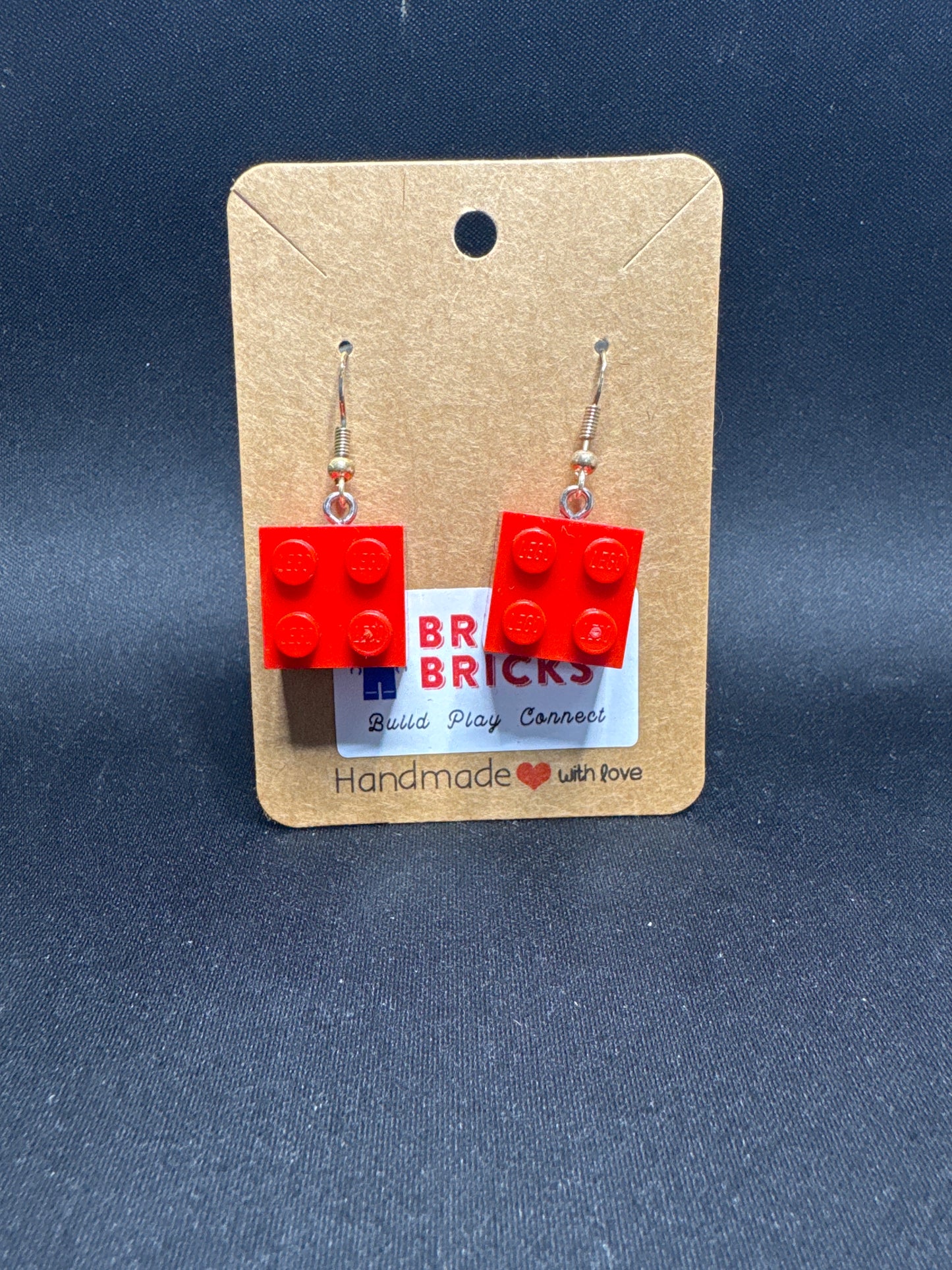 A069 - 2x2 Brick Earrings