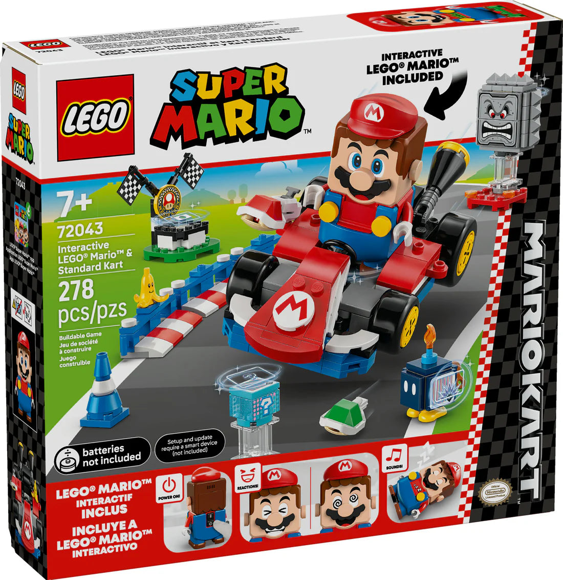72043 - Mario Kart – Interactive LEGO Mario & Standard Kart