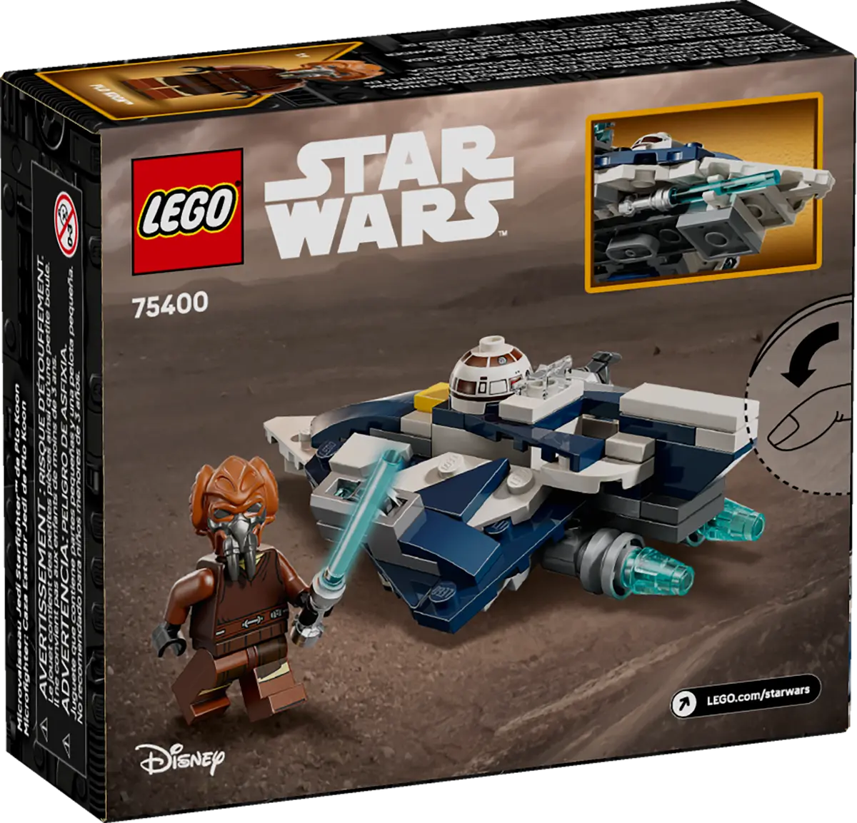 75400 - Plo Koon's Jedi Starfighter Microfighter - ND
