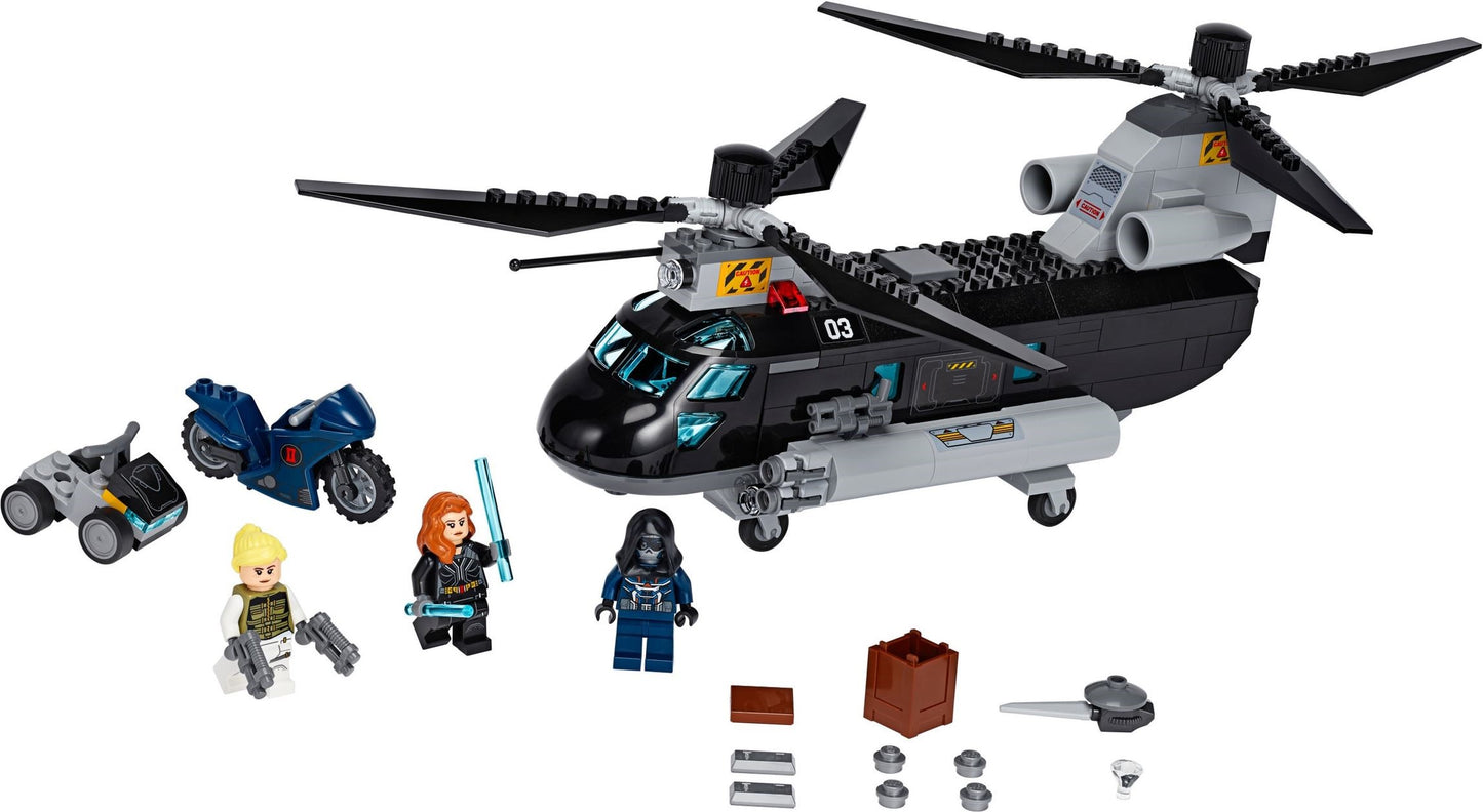 76162 - Black Widow's Helicopter Chase (Retired)
