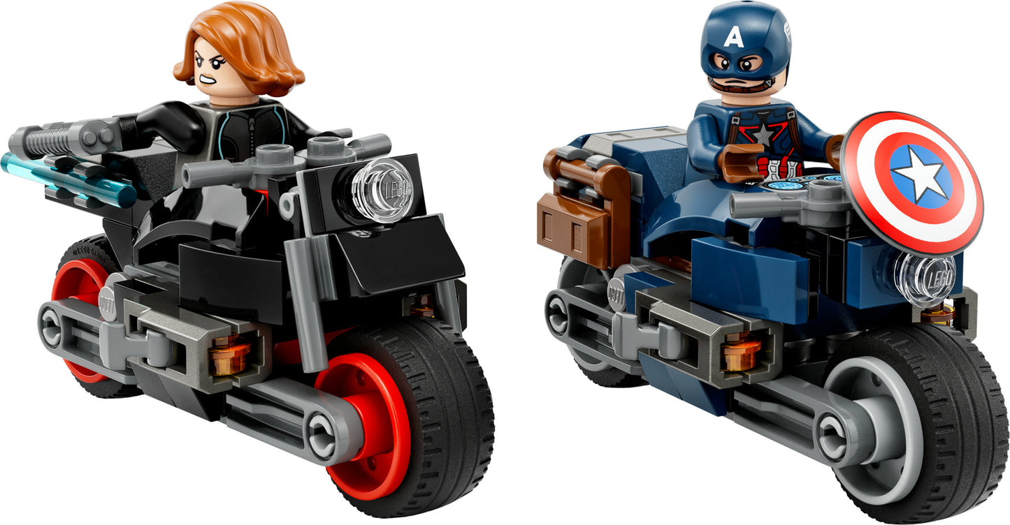 76260 - Black Widow & Captain America Motorcycles