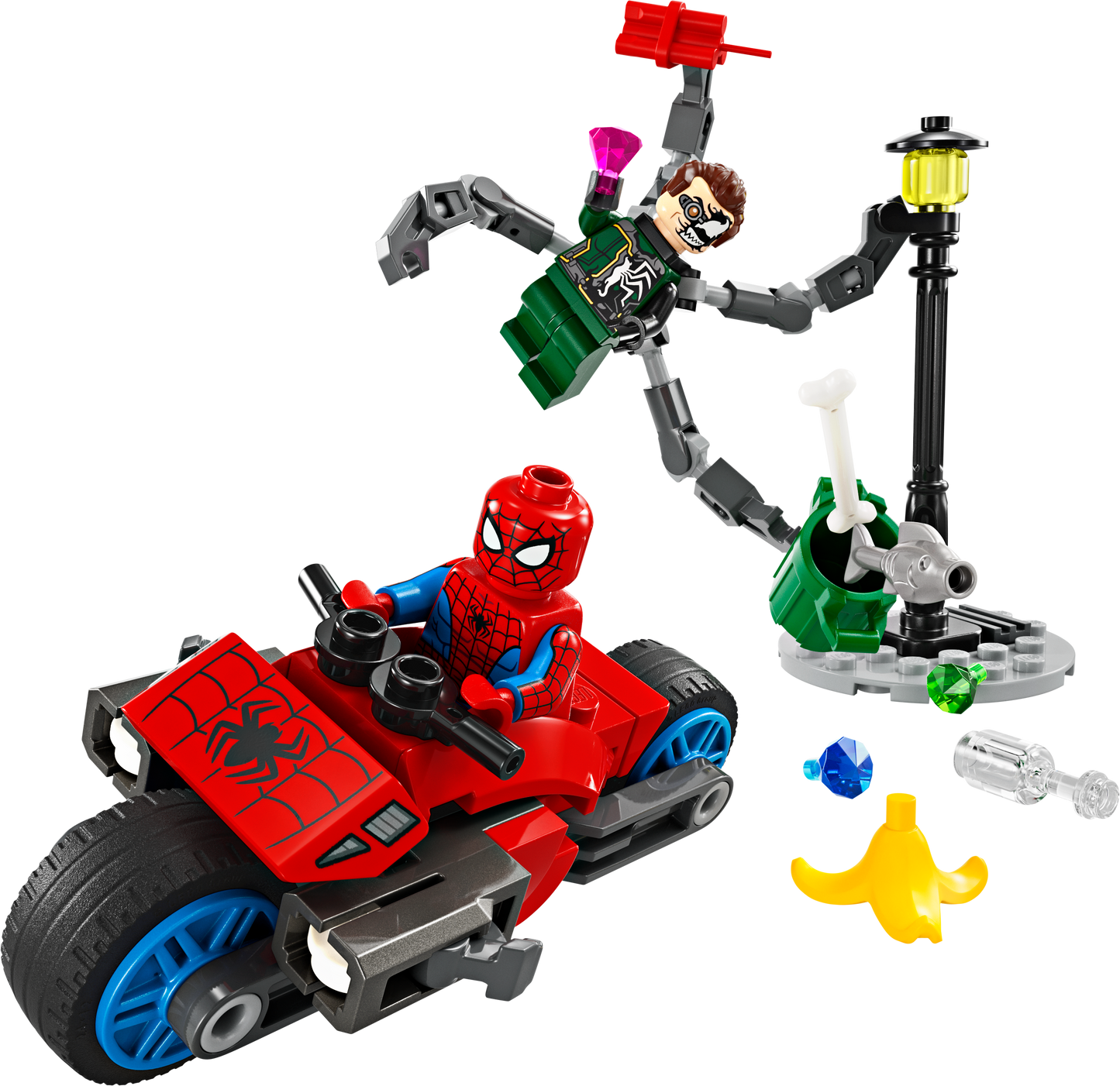 76275 - Motorcycle Chase: Spider-Man vs. Doc Ock