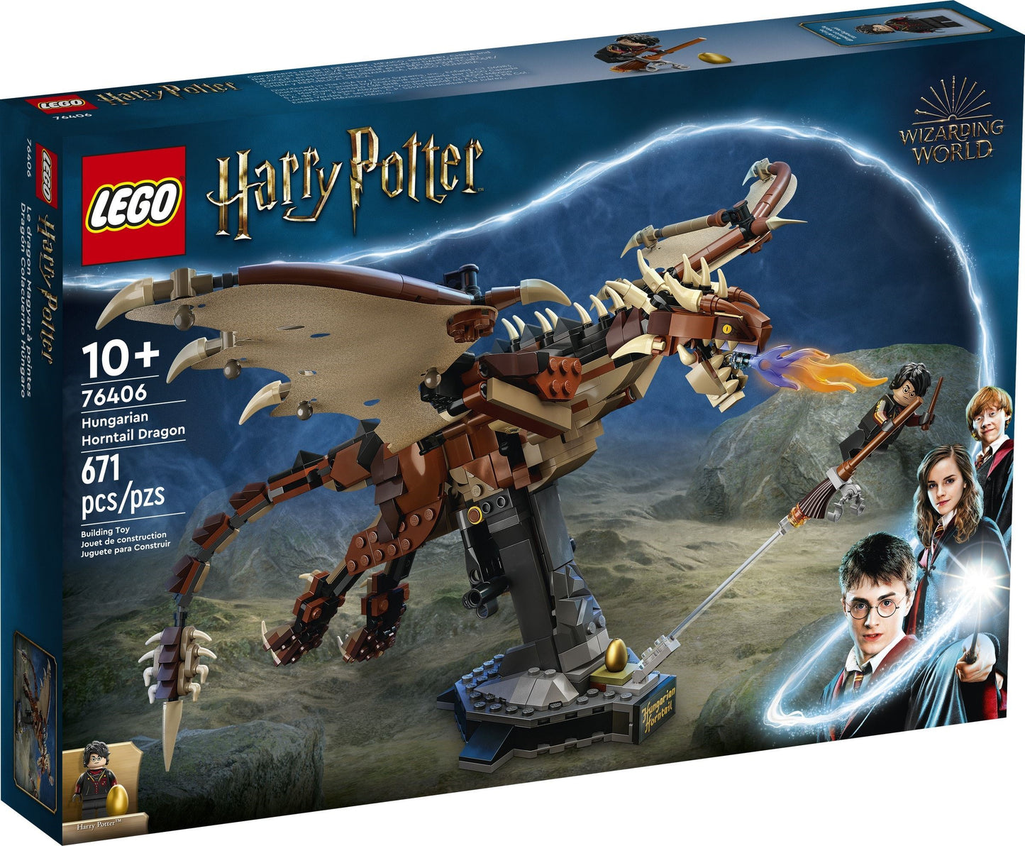 76406 - Hungarian Horntail Dragon (Retired)