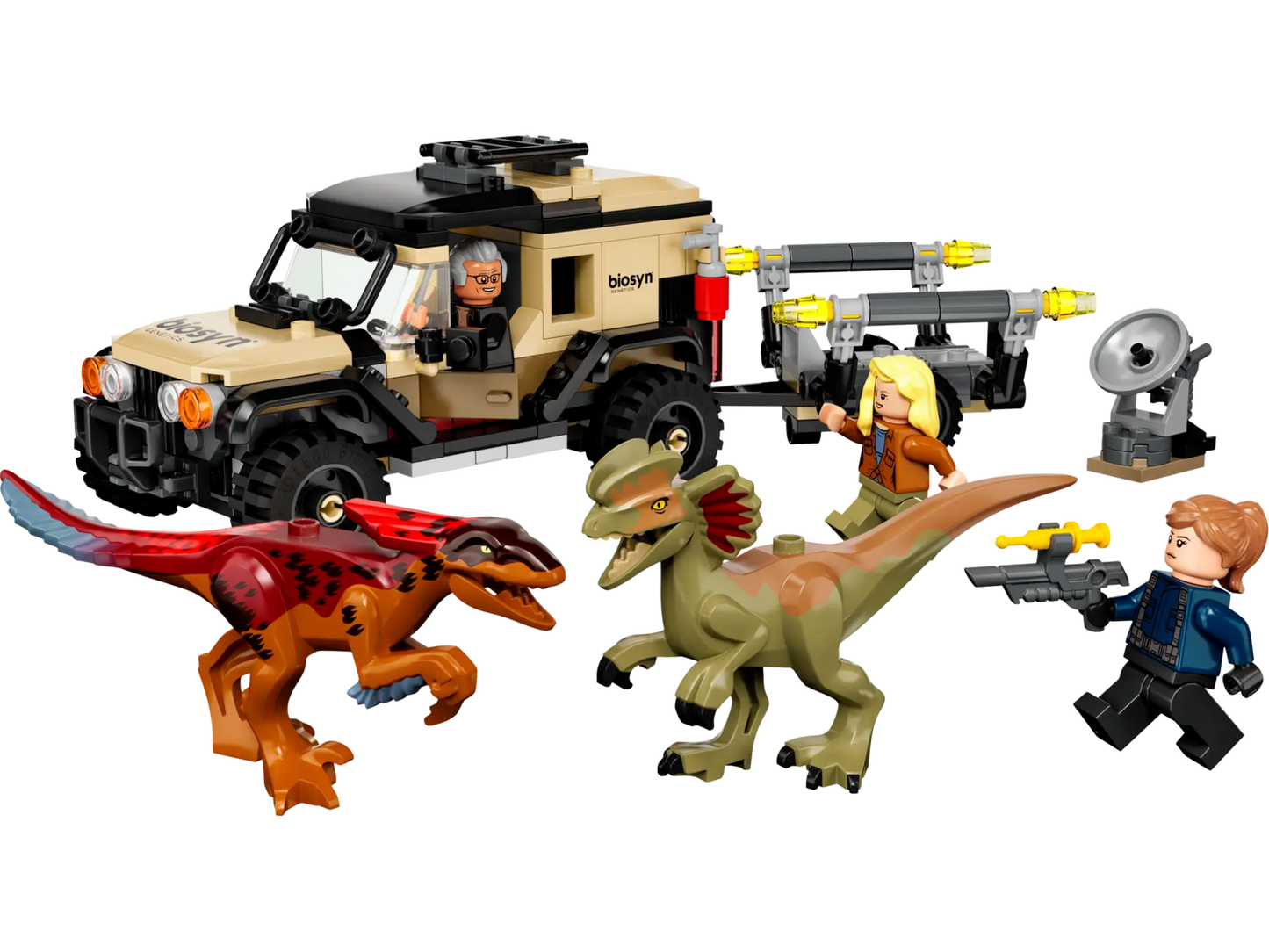 76951 - Pyroraptor & Dilophosaurus Transport