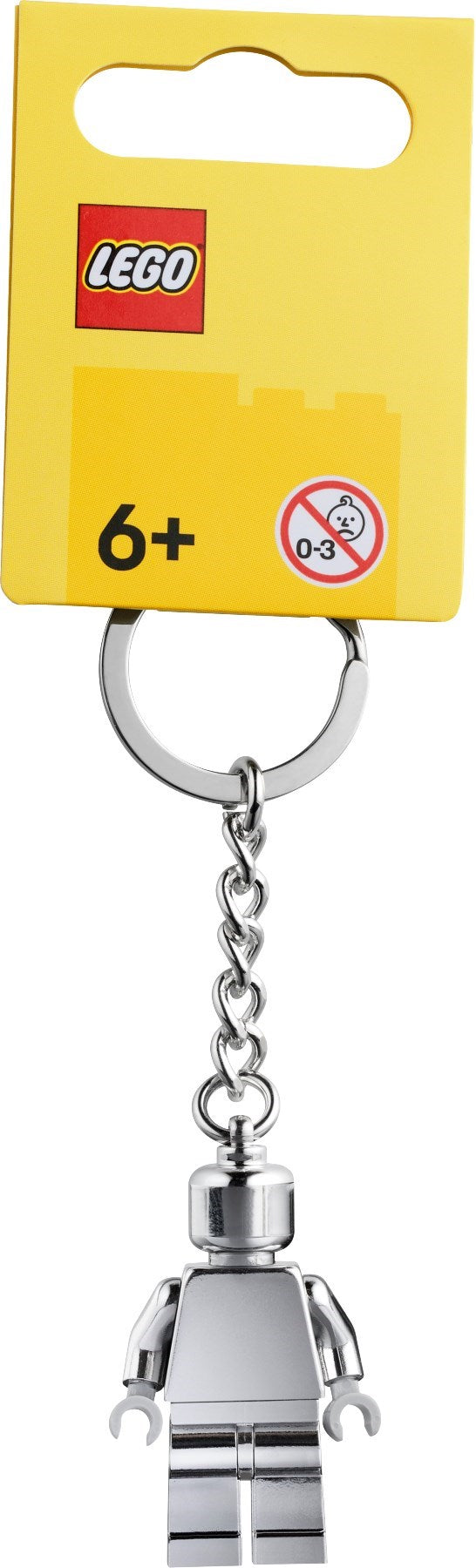 854305 - Silver Minifigure Keychain