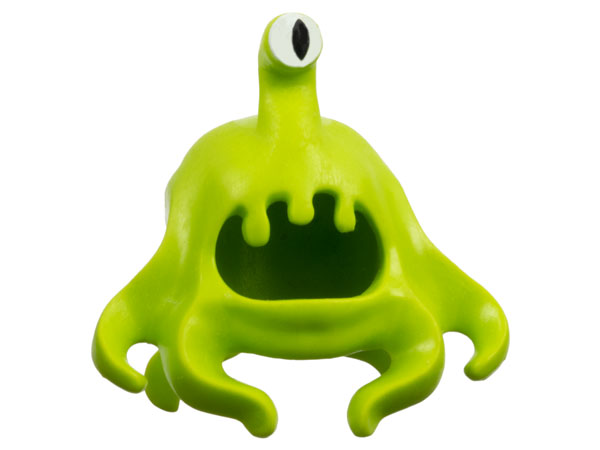 Alien Clinger with White Eye with Black Pupil Pattern