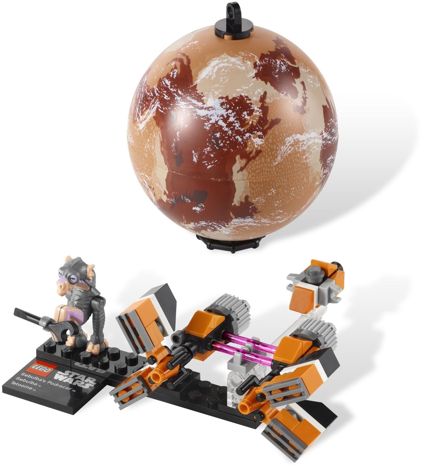 U9675 - Sebulba's Podracer & Tatooine (Pre-Built)