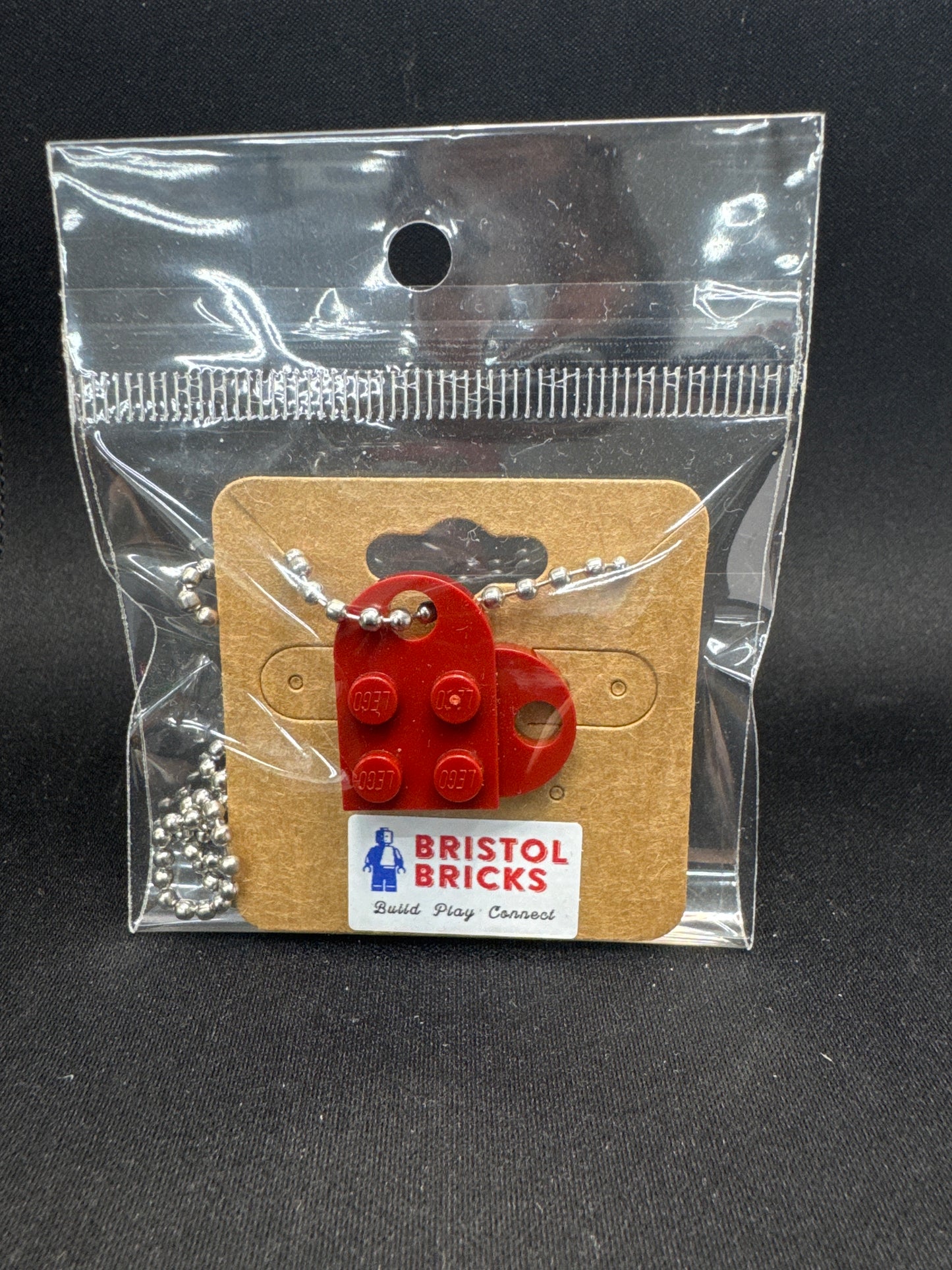 A031 - Lego Heart Necklace