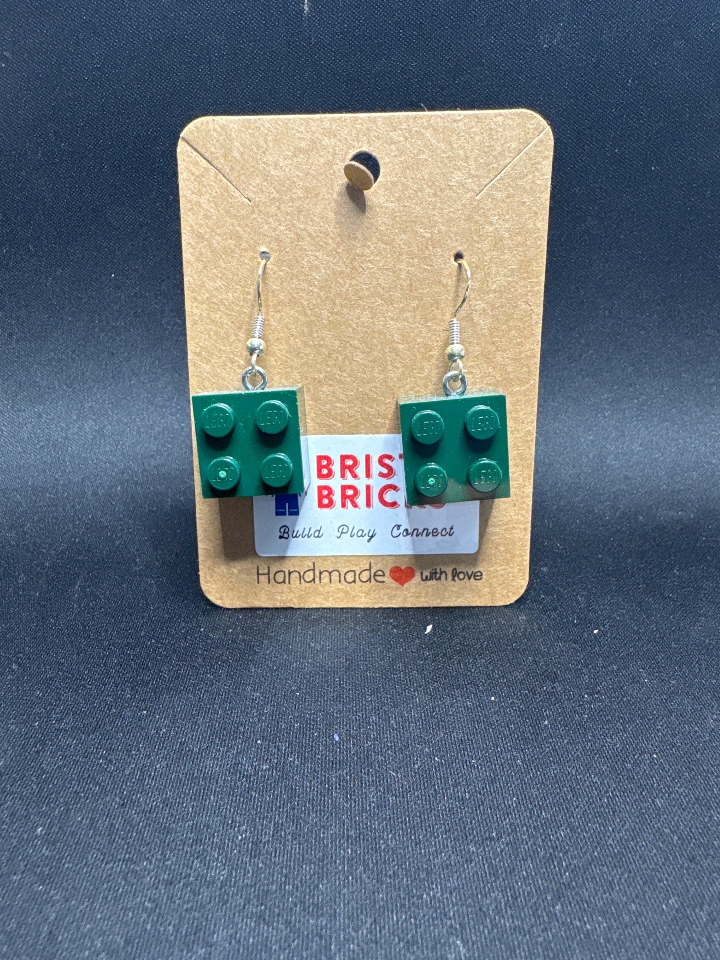 A069 - 2x2 Brick Earrings