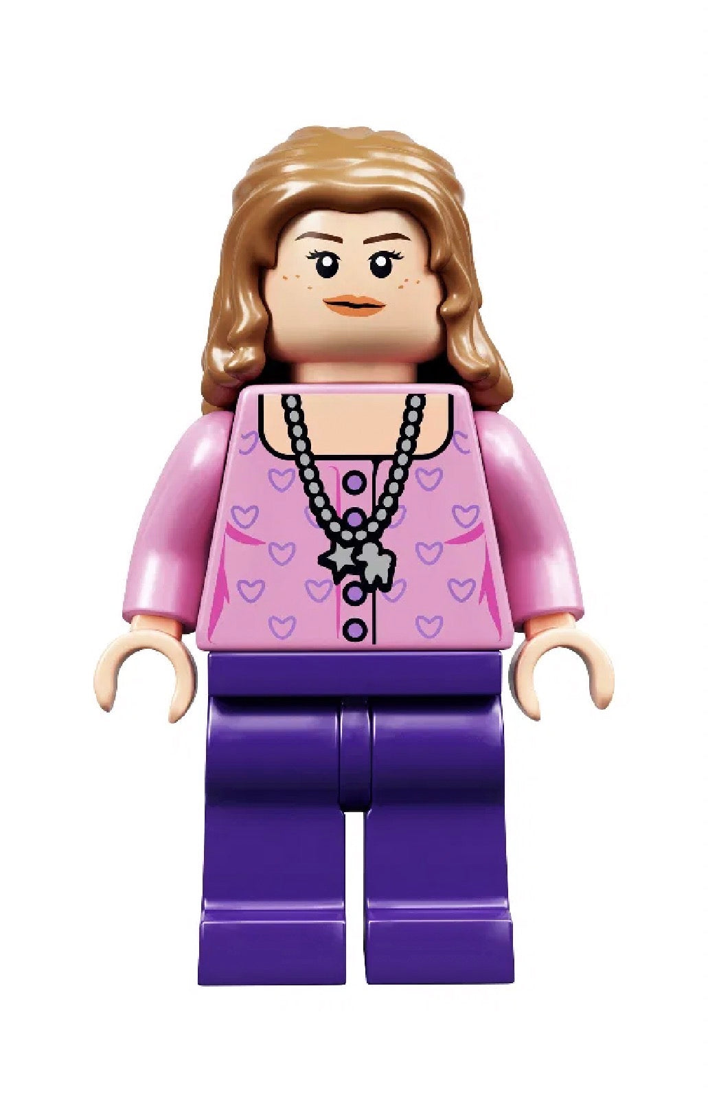 hp226 - Lavender Brown - Bright Pink Blouse
