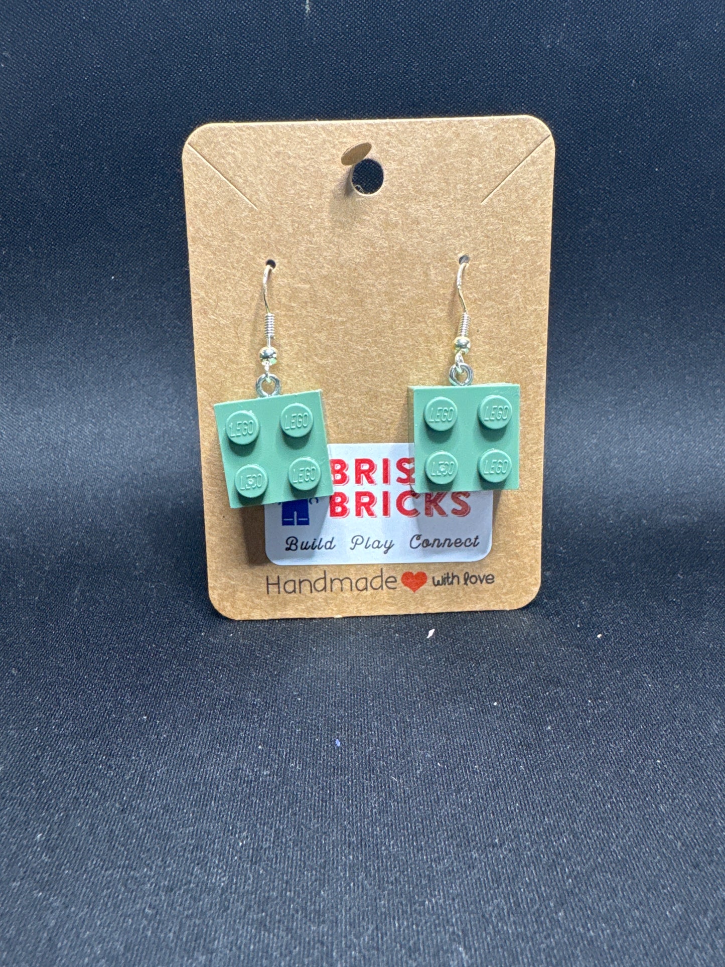 A069 - 2x2 Brick Earrings