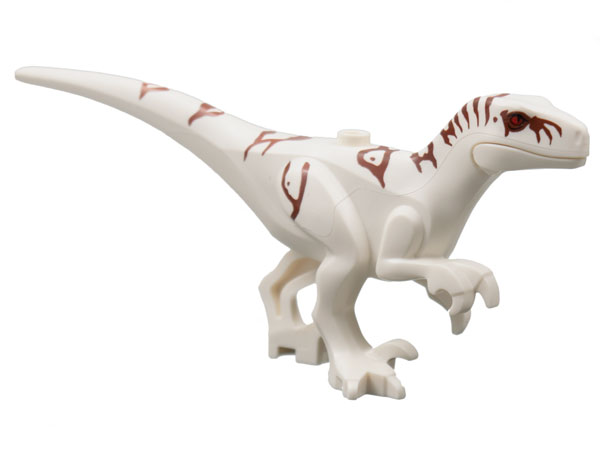 atrocira02 - Dinosaur Atrociraptor with Reddish Brown Markings and Red Eyes