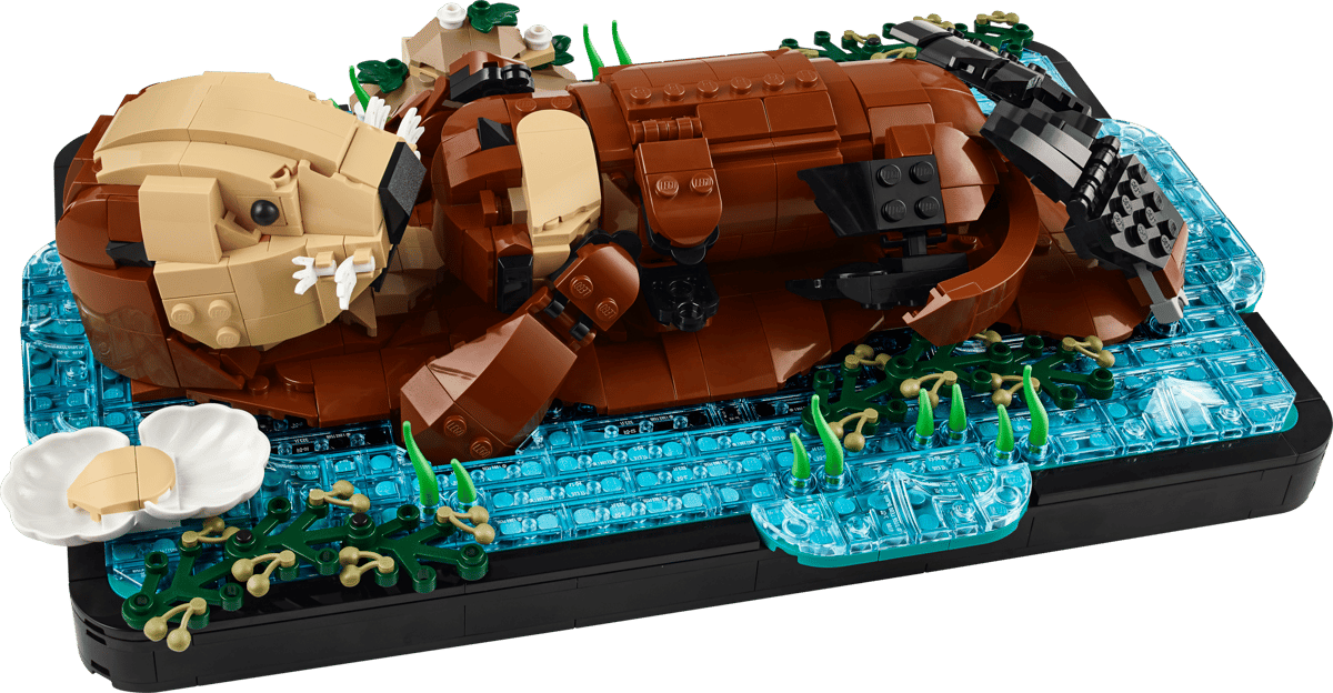 U21366 - Floating Sea Otters