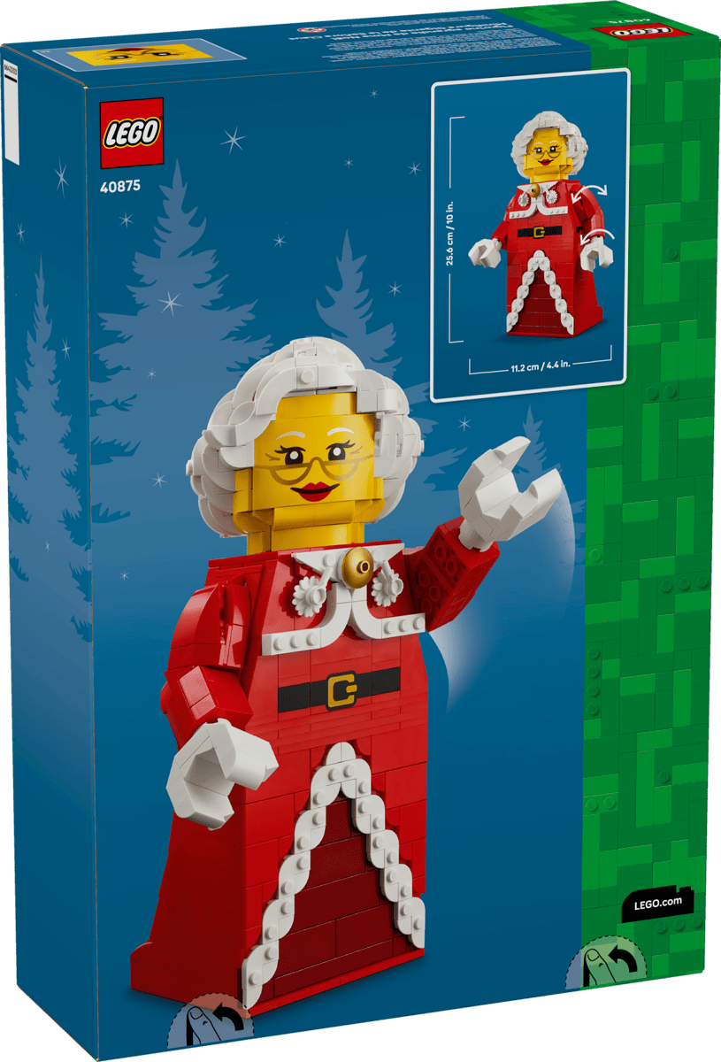 40875 - Up-Scaled Mrs. Claus Minifigure