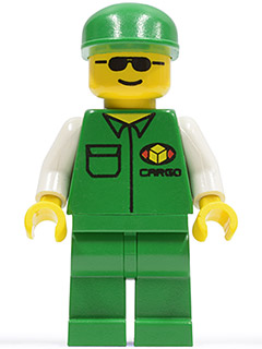 car003 - Cargo - Green Shirt, Green Legs, Green Cap