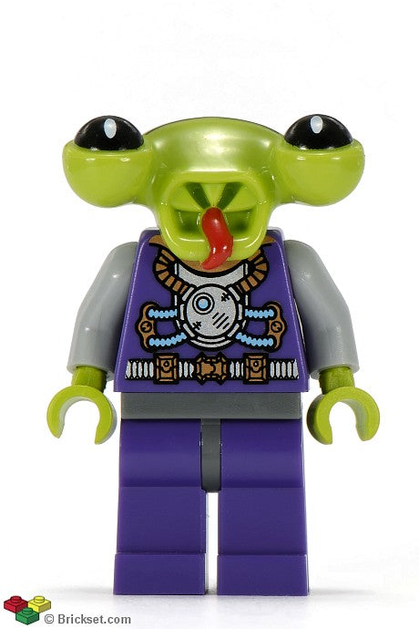 col044 - Space Alien, Series 3 (Minifigure Only without Stand and Accessories)