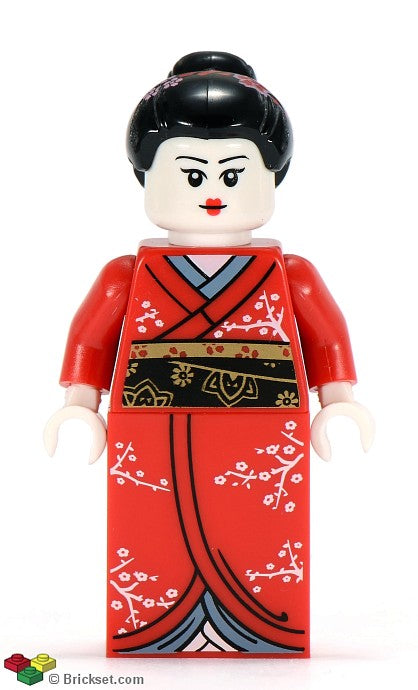 col050 - Kimono Girl, Series 4 (Minifigure Only without Stand and Accessories)