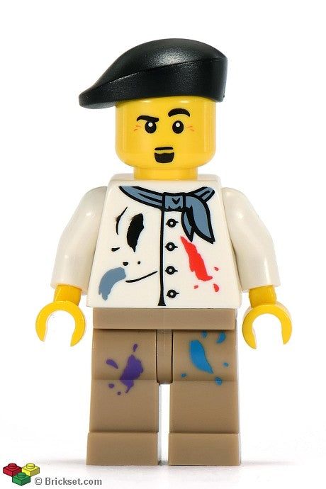 col062 - Artist, Series 4 (Minifigure Only without Stand and Accessories)