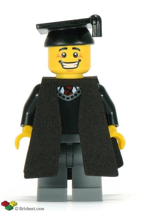 col065 - Graduate, Series 5 (Minifigure Only without Stand and Accessories)