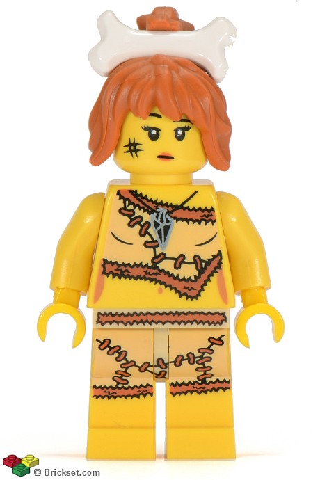 col069 - Cave Woman, Series 5 (Minifigure Only without Stand and Accessories)