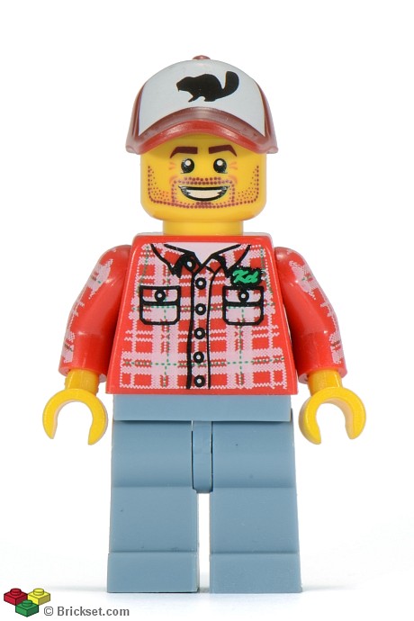 col072 - Lumberjack - Series 5 (Minifigure Only without Stand and Accessories)