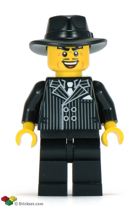 col079 - Gangster, Series 5 (Minifigure Only without Stand and Accessories)