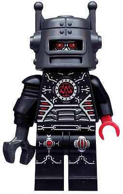 col113 - Evil Robot, Series 8 (Minifigure Only without Stand and Accessories)