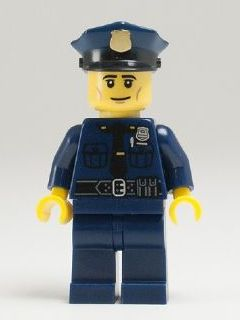 col134 - Policeman, Series 9 (Minifigure Only without Stand and Accessories)
