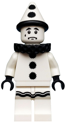 col155 - Sad Clown, Series 10 (Minifigure Only without Stand and Accessories)