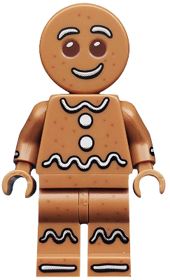 col168 - Gingerbread Man, Series 11 (Minifigure Only without Stand and Accessories)