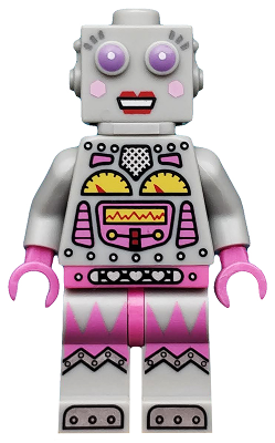 col178 - Lady Robot, Series 11 (Minifigure Only without Stand and Accessories)