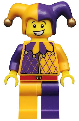 col187 - Jester, Series 12 (Minifigure Only without Stand and Accessories)