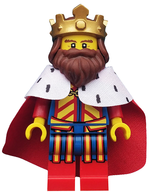 col195 - Classic King, Series 13 (Minifigure Only without Stand and Accessories)