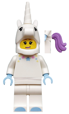 col197 - Unicorn Girl, Series 13 (Minifigure Only without Stand and Accessories)