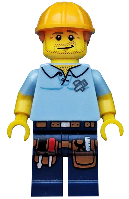 col203 - Carpenter, Series 13 (Minifigure Only without Stand and Accessories)