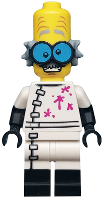 col213 - Monster Scientist, Series 14 (Minifigure Only without Stand and Accessories)