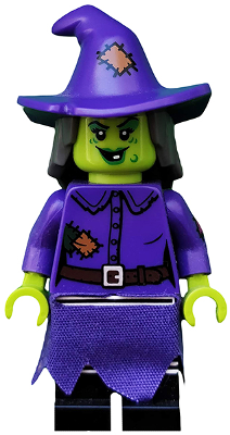 col214 - Wacky Witch, Series 14 (Minifigure Only without Stand and Accessories)