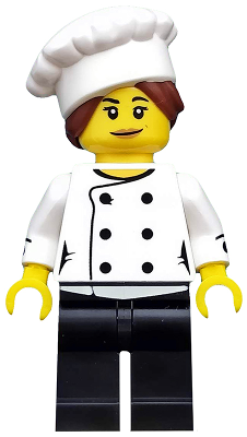 col288 - Gourmet Chef, Series 17 (Minifigure Only without Stand and Accessories)