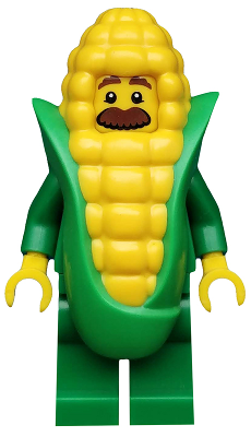 col289 - Corn Cob Guy, Series 17 (Minifigure Only without Stand and Accessories)