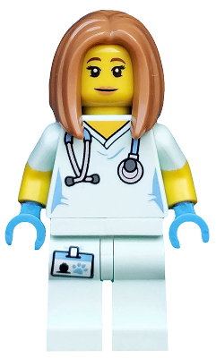 col290 - Veterinarian, Series 17 (Minifigure Only without Stand and Accessories)