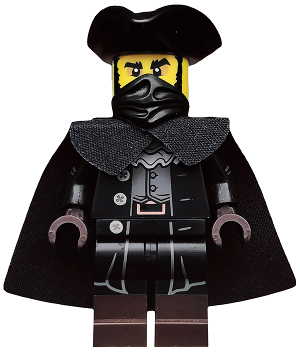 col301 - The Mystery Man (Highwayman), Series 17 (Minifigure Only without Stand and Accessories)